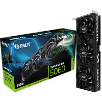 Видеокарта PALIT RTX5060 INFINITY 3 8GB GDDR7 128bit 3-DP HDMI (NE75060019P1-GB2063S)