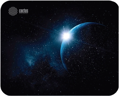 Коврик для мыши Cactus Space рисунок 220x180x2мм (CS-MPC-P04XS)
