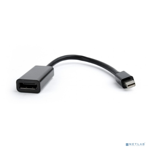 Cablexpert Переходник miniDisplayPort - DisplayPort, 20M/ 20F, длина 16см, черный (A-mDPM-DPF-001)