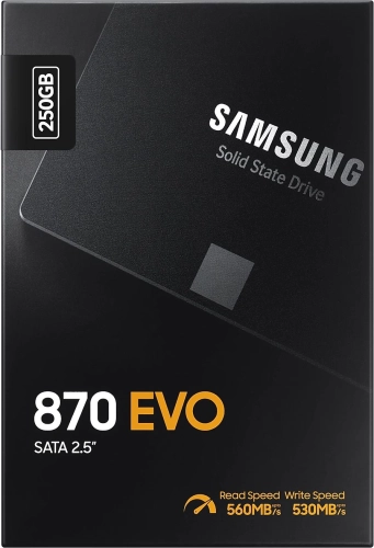 Твердотельный накопитель Samsung SSD 250Gb 870 EVO MZ-77E250B/ CN (MZ-77E250B/CN) фото 6