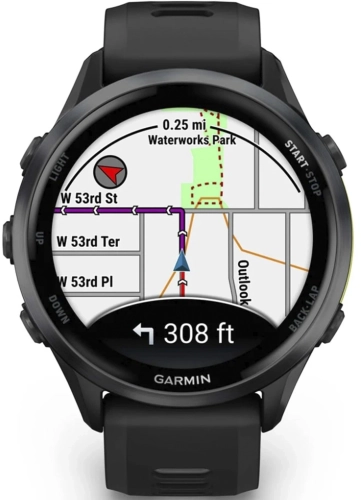 Смарт-часы Garmin Forerunner 970 47мм 1.4 AMOLED корп.черный рем.черный (010-02969-10) фото 6