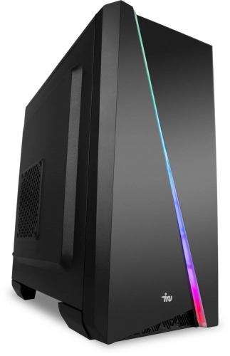 Компьютер IRU Tactio 320A5GE MT Ryzen 5 5600 (3.5) 16Gb SSD512Gb RTX3050 6Gb FreeDOS GbitEth 500W черный (RUS) (2112332) фото 14