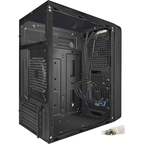 Exegate EX283122RUS Корпус Minitower ExeGate BAA-108 Black, mATX, , 2*USB, Audio фото 2