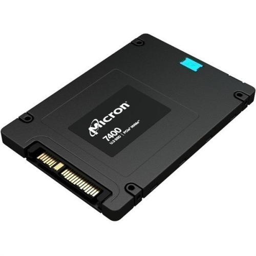 Micron 7400 MAX 3.2TB NVMe U.3 (15mm) PCIe NVMe Gen4 1x4 (v1.4) R6600/ W3500MB/ s 3D TLC MTTF 2М 800K/ 347K IOPS SSD Enterprise Solid State Drive, 1 year, OEM (MTFDKCC3T2TFC-1AZ1ZABYY)