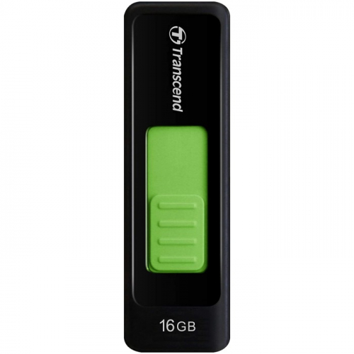 Флеш-накопитель Transcend JetFlash 760 USB 3.0 16 Гб черно-зеленый (TS16GJF760)