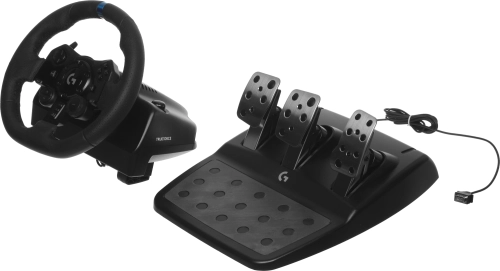 Руль Logitech G923 10кноп. (с педалями) черный (941-000165)