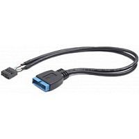 Cablexpert Внутренний USB2 - USB3 кабель, 9pin/ 19pin, 0.3m (CC-U3U2-01)