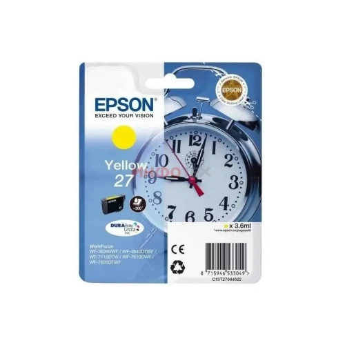 Картридж/ EPSON WF ink yellow ST 300 300Seiten 3,6ml (C13T27044012)