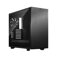 Корпус ПК без блока питания/ Case Fractal Design Define 7 TG Dark Tint, Midi-Tower, 3x140mm, 2xUSB-A 2.0 + 2xUSB-A 3.2 + 1xUSB 3.2 Type-C E-ATX, ATX, mATX, mITX Black (FD-C-DEF7A-03)