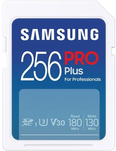 Флеш карта SDXC 256GB Samsung MB-SD256S Pro PLUS V30 w/o adapter