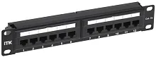 Патч-панель ITK PP12-1UC5EU-D05-10 10" 1U 12xRJ45 кат.5E UTP