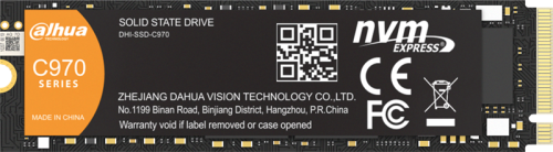 Dahua SSD C970 2TB M.2 2280 PCIe4x4 3D NAND, 7mm, R/ W up to 4800MB/ s/ 4400MB/ s, IOPS(R4K) 225K/ 180K, TBW 4000TB 3y wty (DHI-SSD-C970N2TB)