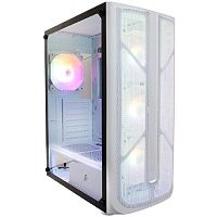 1STPLAYER FIREBASE X4 White / ATX, TG / 4x120mm LED fans inc. / X4-WH-4F1-W