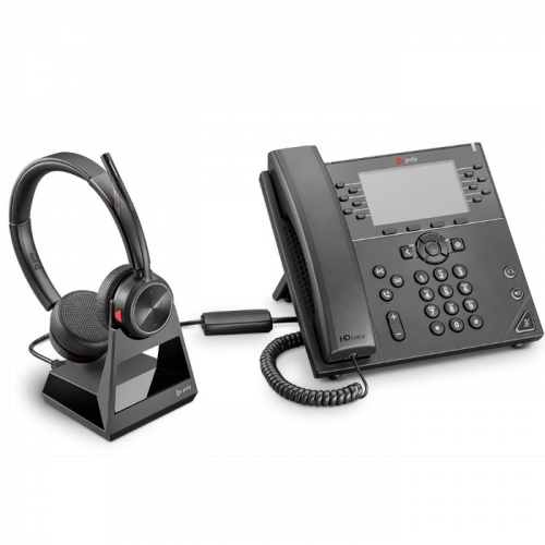 Гарнитура беспроводная Plantronics Poly Savi 7220 Office, S7220 D, OTH, BIN, DECT, EU (213020-02) фото 2