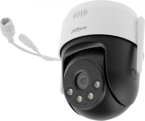 DAHUA DH-P5AE-PV-4G Мини-PT IP-видеокамера с 4G 5Мп; 1/ 2.8” CMOS; объектив 4мм; видеоаналитика ИК 30м, Led 30м ; IP66 (1.0.01.07.15672-9001)