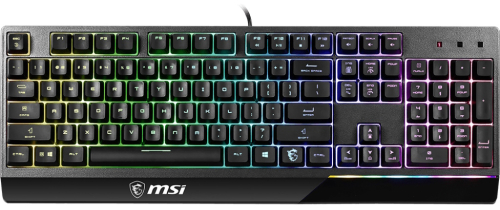 Игровая клавиатура MSI VIGOR GK30 Mechanical-like plunger switches, 6 zones RGB lighting with several lighting effects, Anti-ghosting Capability, Water Resistant, spill-proof (S11-04RU236-CLA) фото 3