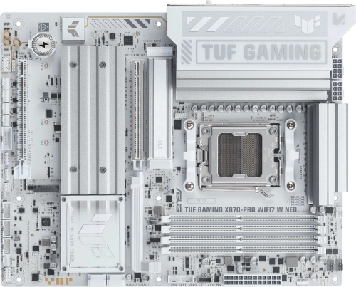 Материнская плата Asus TUF GAMING X870-PRO WIFI7 W NEO Socket AM5 AMD X870 4xDDR5 ATX AC`97 8ch(7.1) 5Gigabit RAID+HDMI