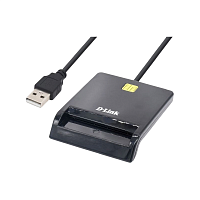 Адаптер/ DCR-100 USB Smart Card Reader, ATM/ ID/ Credit cards support (DCR-100/ B1A) (DCR-100/B1A)