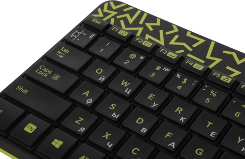 Клавиатура + мышь Logitech MK240 клав:черный/желтый мышь:черный/желтый USB беспроводная slim Multimedia (920-008198) фото 2