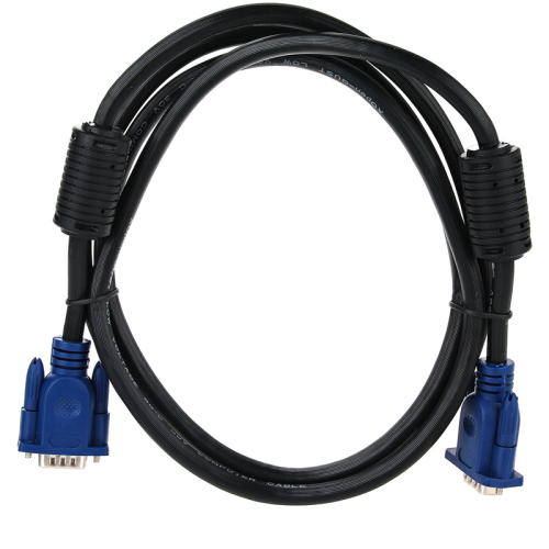 Aopen/ Qust (ACG341AD-1.8M) Кабель монитор-SVGA card (15M-15M) 1,8м 2 фильтра [6938510840929]