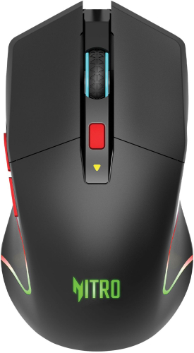 Мышь Acer Nitro OMR304 черный оптическая (3200dpi) беспроводная BT/ Radio USB (6but) (ZL.MCECC.01Z)