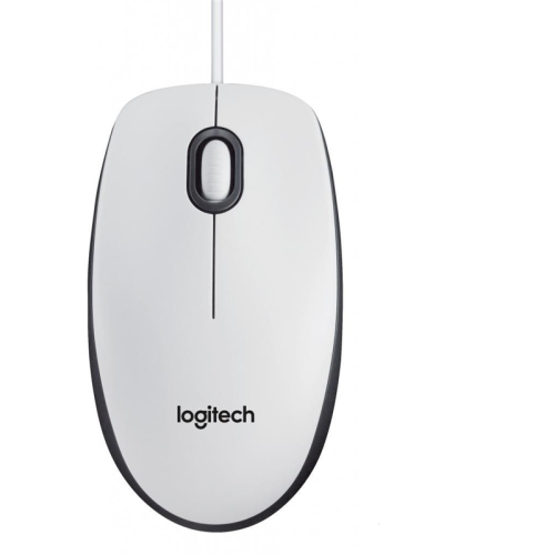 Мышь/ Logitech Mouse M100 USB White Ret (910-006764)