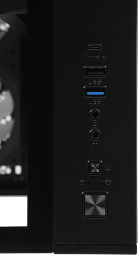 Корпус Formula Crystal Z9ML Floe черный без БП mATX 1xUSB3.0 1xUSB3.1 audio bott PSU фото 17