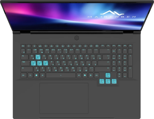 Ноутбук Maibenben X18A-R98957 (X18A-R989570R3RHB4E10) Ноутбук Maibenben X18A-R98957 Ryzen 9 8945HX 24Gb SSD1Tb NVIDIA GeForce RTX 5070 8Gb 18 IPS FHD+ (1920x1200) Windows 11 Home black WiFi BT Cam 5200mAh (X18A-R989570R3RHB4E10) фото 2