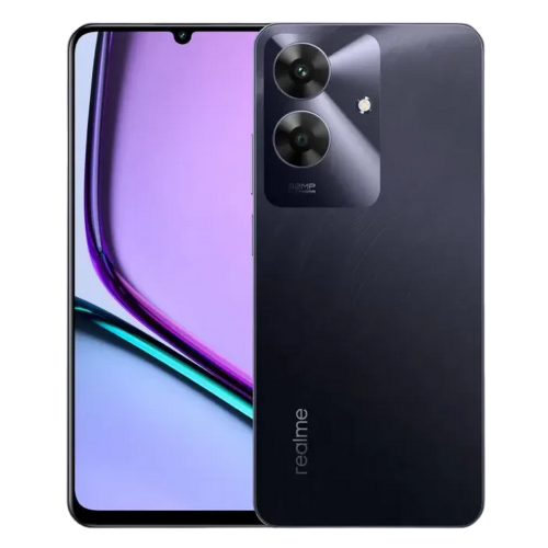 Смартфон Realme Note 60 RMX3933 6+128Gb черный (RMX3933 6+128 BLACK)