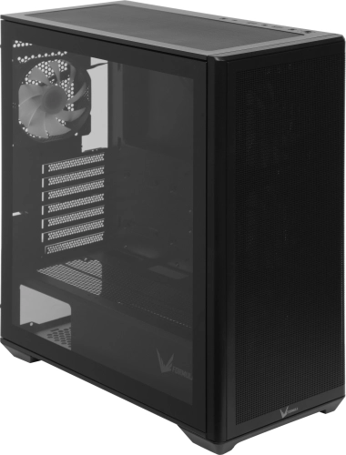 Корпус Formula Air Power G5 Plus черный без БП ATX 2xUSB2.0 audio bott PSU (AIR POWER G5 PLUS BLACK) фото 5