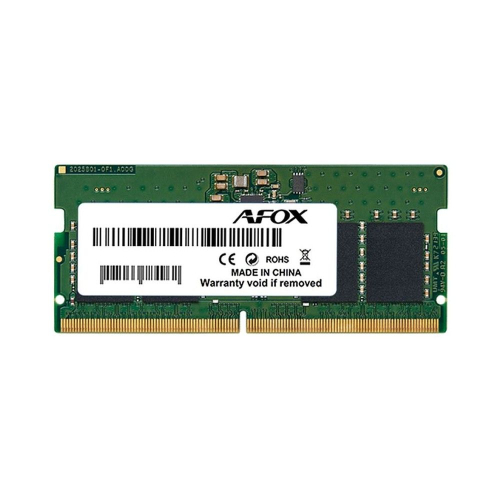 Модуль памяти Afox 32GB DDR5 5200Mhz SO-DIMM Single Channel Package (1x32GB) , PC5-41600, 262-Pin, Non-ECC, Un-Buffered, CL42-42-42-83, 1.1V (AFSD532D2S2P)