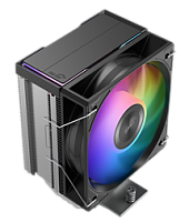 Кулер для процессора/ CPU Cooler SAMA X40L (200W, 4-pin PWM, 133.5mm, 4x6mm, ARGB, 1x100mm, 50.1CFM, 35.2dBA, 2600RPM, S: 1851/ 1700/ 1200/ 115X, AM5/ AM4, silver) (X40-XXWAYXOX-G)