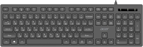 Клавиатура Acer OKW503 черный USB Multimedia (ZL.KBD11.00P) кабель 1.8м