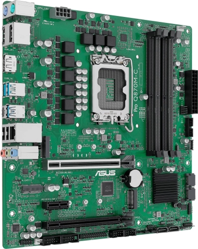 Материнская плата ASUS PRO Q870M-C-CSM LGA1851 mATX 4хDDR5 2хPCIEx16 PCIEx1 2xM.2 USB-C DP HDMI GLAN (90MB1KEP-M0EAYC) фото 5