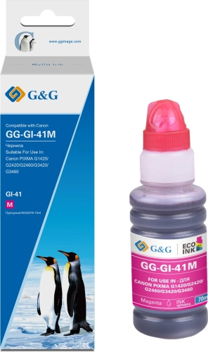 Чернила G&G GG-GI-41M черный 140мл для Canon PIXMA G1420/ G1430/ G2420/ G2430/ G2460/ G3420