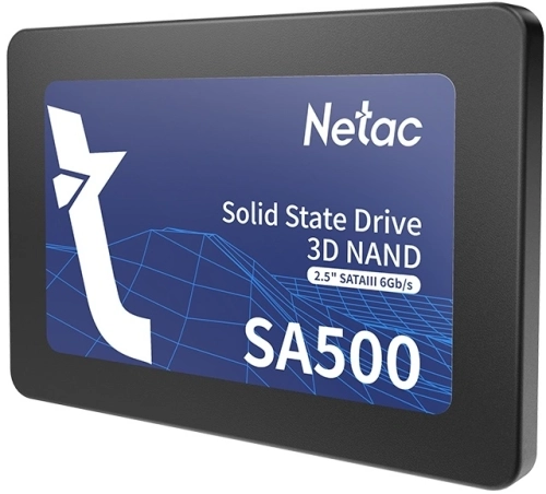 Netac SSD SA500 240GB 2.5 SATAIII 3D NAND, R/ W up to 520/ 450MB/ s, TBW 120TB, 3y wty (NT01SA500-240-S3X) фото 4