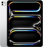 Планшет Apple iPad Pro 2025 A3361 M5 9C RAM12Gb ROM256Gb 13" OLED 2752x2064 5G iOS серебристый 12Mpix 12Mpix BT WiFi 9hr (ME7X4LL/A)