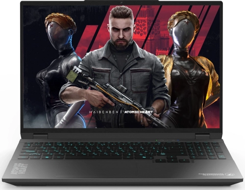 Ноутбук Maibenben X-Treme Typhoon X16B-R98956 16 QHD IPS 500N 240Hz/ R9-8940HX/ 16Gb/ 1Tb SSD/ RTX 5060 8Gb/ Mouse+Pad/ W11/ Black (X16B-R98956GQSHBRE3)