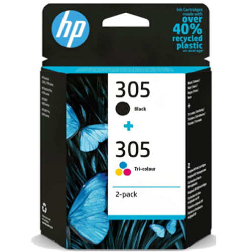 Картридж HP 305 набор черный 120 страниц / цветной 100 страниц (6ZD17AE)