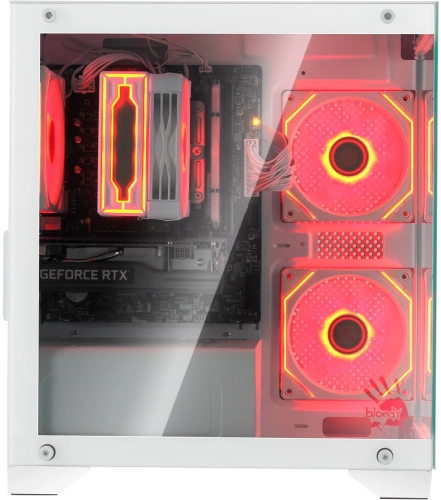 Корпус Bloody BD-CC103 белый без БП mATX 7x120mm 1xUSB2.0 1xUSB3.0 audio bott PSU (BD-CC103-WH) фото 15