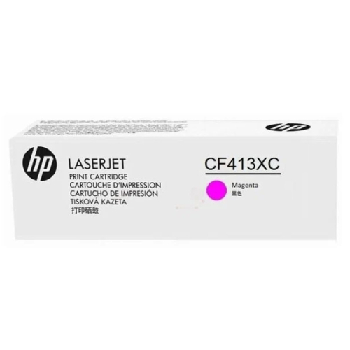 Картридж HP 410X, пурпурный / 5000 страниц для CLJ M477/ M452/ M377dw (белая упаковка) (CF413XC)