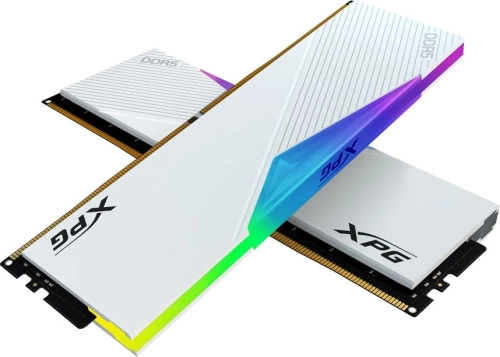 Модуль памяти DIMM 32GB (16GBx2) DDR5-6400 RGB AX5U6400C3216G-DCLARWH ADATA фото 5