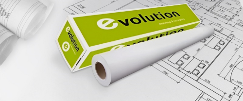 Бумага Evolution PPC Premium EXTRA Paper 80gr 0.420x175 м аналог 450L91237 (2101050)