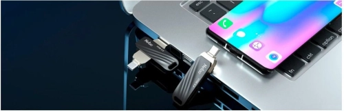 Флеш Диск Netac US11 128GB USB3.0+TypeC Dual Flash Drive 128GB <NT03US11C-128G-32BK% фото 2