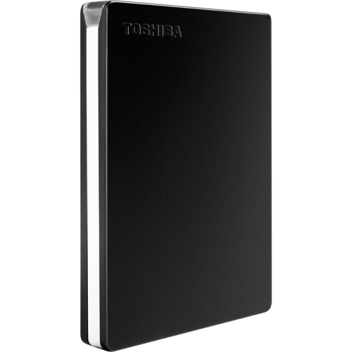 Внешние HDD и SSD/ Portable HDD 2TB Toshiba Canvio Slim (Black), Metal, USB 3.2 Gen1, 107x75x12.5mm, 149g /12 мес./ (HDTD320EK3EA)