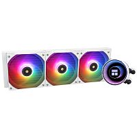 Водяное охлаждение для процессора/ Thermalright Frozen Notte 360 White Argb V2 (360mm, White, ARGB/ Fans: 3x120mm, 72.37CFM, 27.7dBA, 2000RPM/ Pump height 54mm, 28dBA, 5300RPM, Rad thickness 27mm/ (F-NOTTE-360-WH-ARGB-V2)