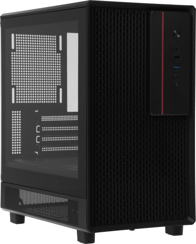 Корпус Accord M3301 черный без БП mATX 1xUSB2.0 1xUSB3.0 1xUSB3.1 audio bott PSU (ACC-M3301) фото 2