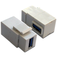 Модуль Keystone, USB 3.0, тип A, мама-мама, 90 градусов, белый (LAN-OK-USB30-AA/ V-WH) (LAN-OK-USB30-AA/V-WH)