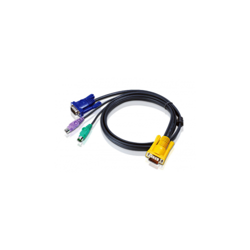 Кабель KVM PS/ 2 HD15M/ USB A(M)--SPHD15M 3м/ CABLE SP15M -HD15M/ MINIDIN6M 3m (2L-5203P)
