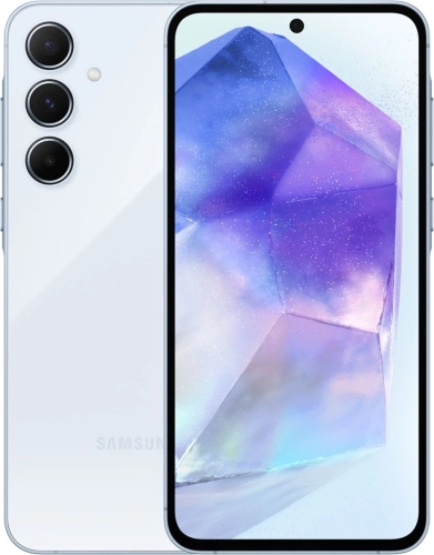 Смартфон Samsung SM-A556E Galaxy A55 5G 256Gb 8Gb голубой моноблок 3G 4G 2Sim 6.6